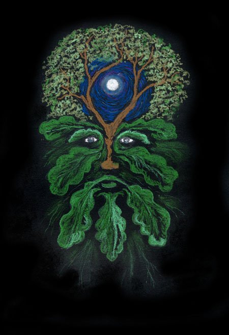 Moon Watcher Greenman