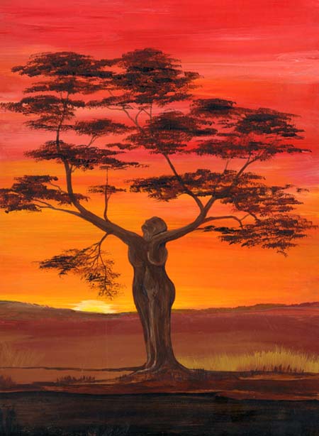 AUTUMN TREE GODDESS THE MATRIARCH