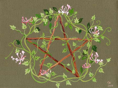 HONEYSUCKLE PENTAGRAM